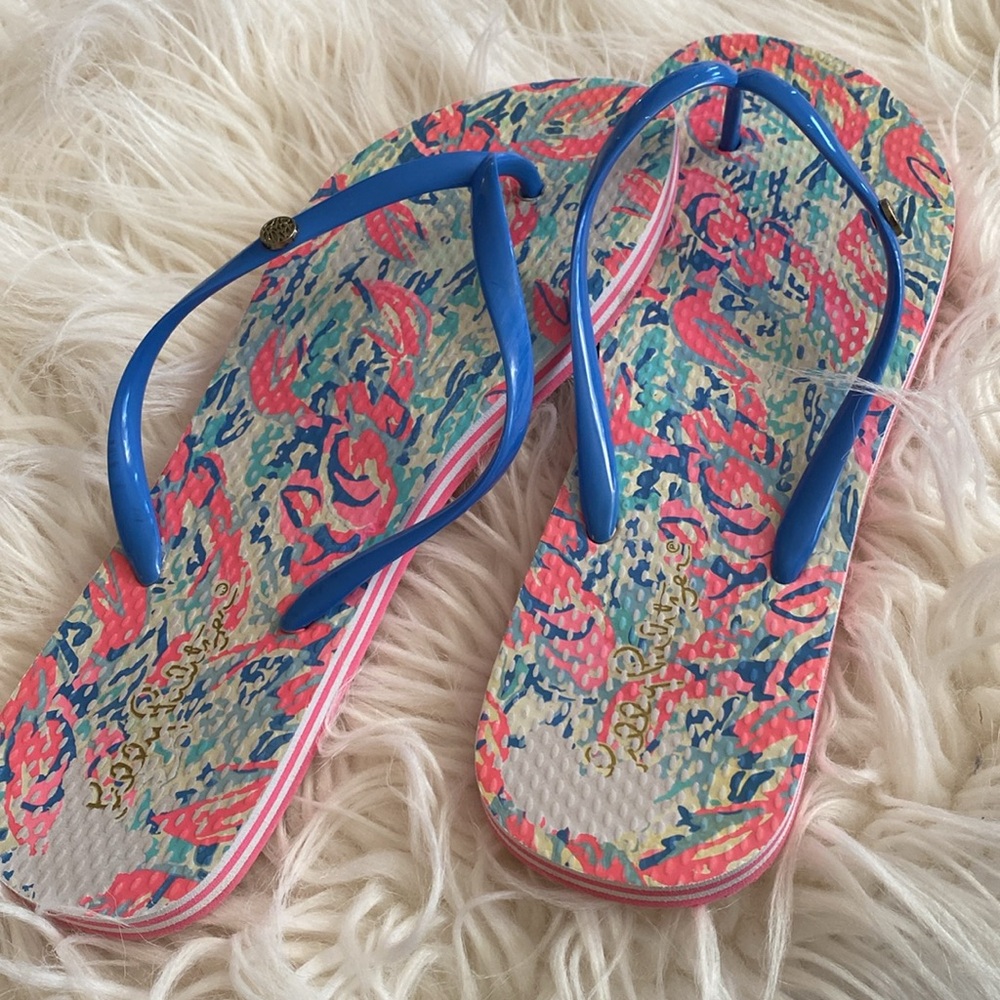 LILY PULITZER flip flops
